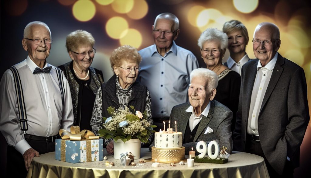 Glückwünsche zum 90. Geburtstag – Würdevoll und Herzlich