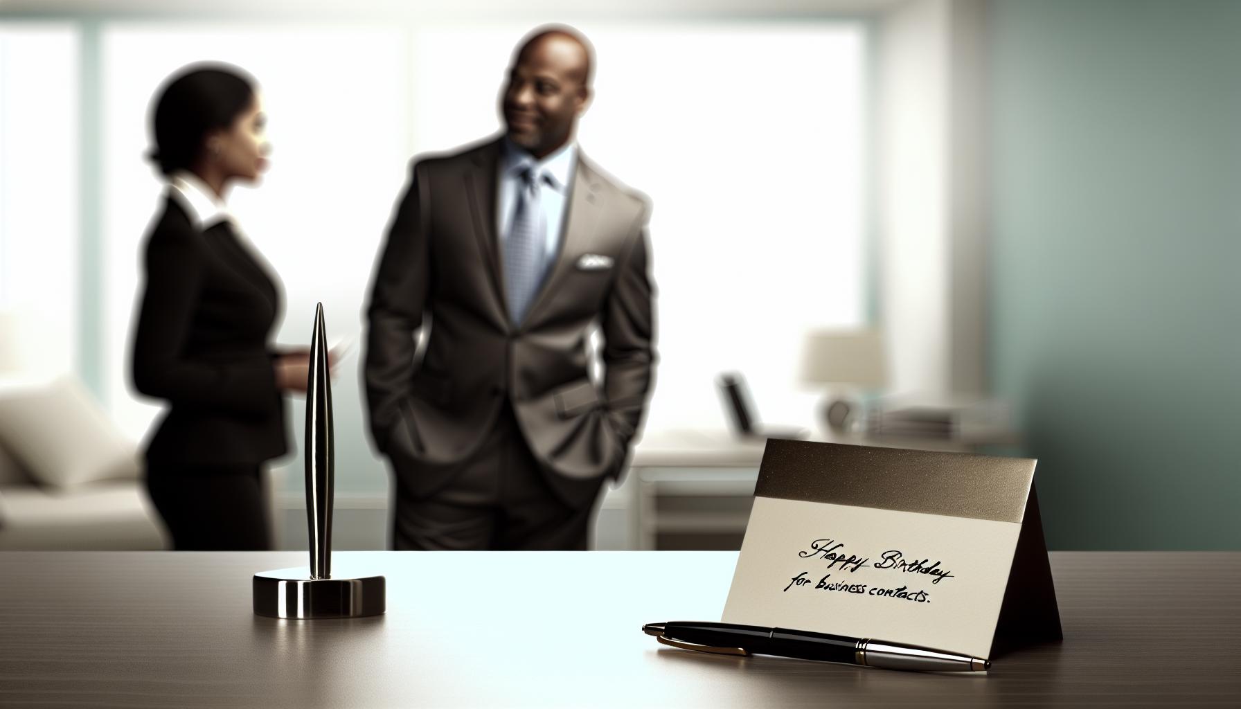 Formelle Geburtstagswünsche für geschäftliche Kontakte