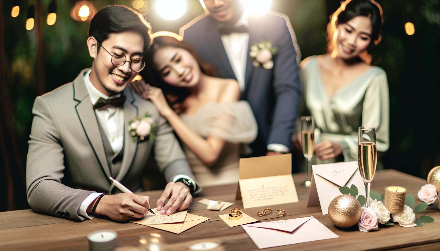 Kreative Ideen für personalisierte Hochzeitsbotschaften