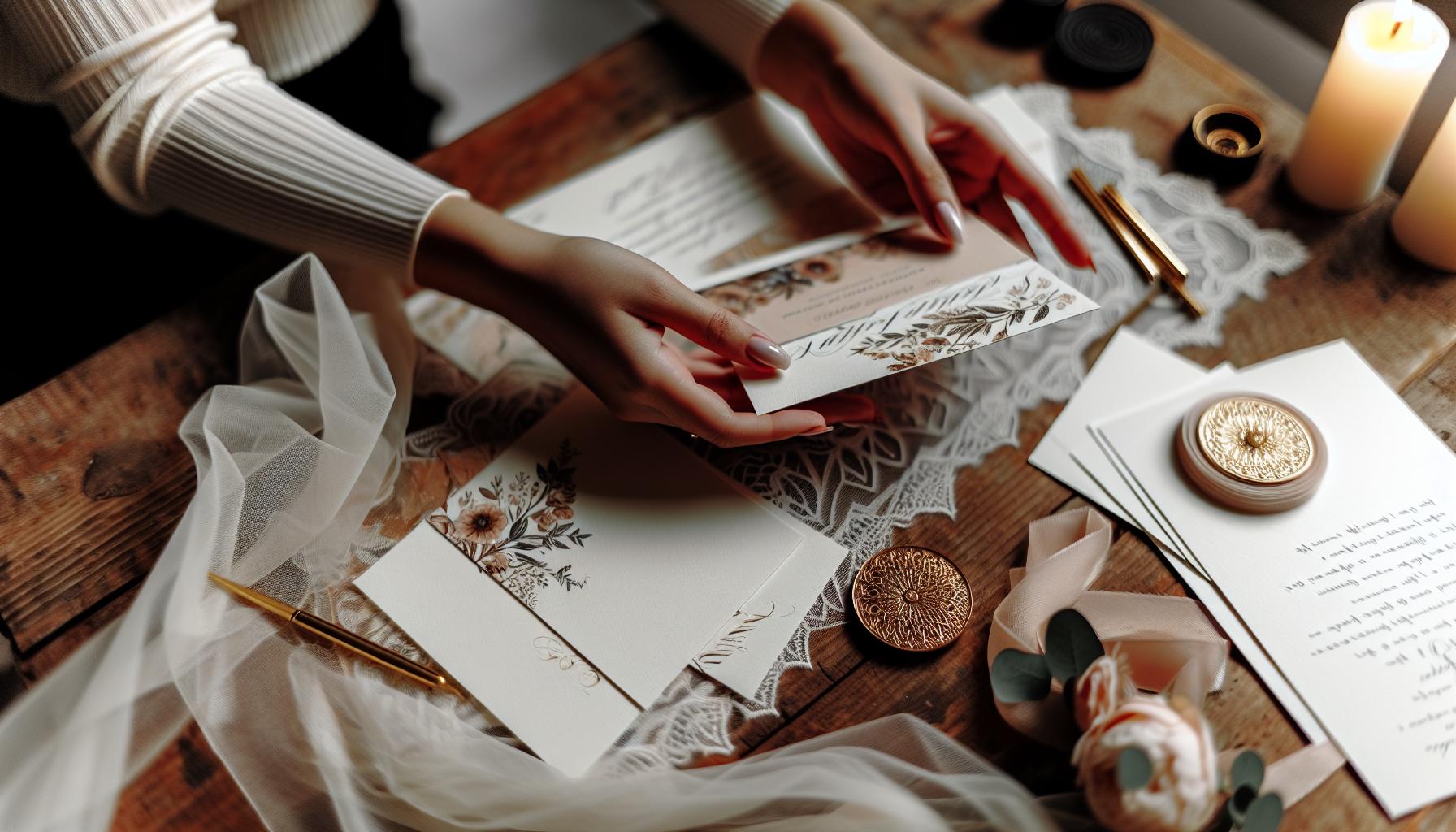 Formelle Textvorlagen für Hochzeiten