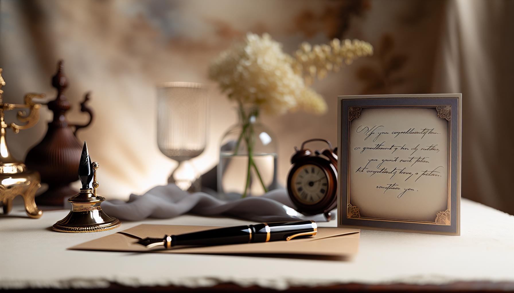 Karte Hochzeit Glückwunsch: Elegante Sprüche für stilvolle Grußkarten 2 Stilvolle Zitate für Glückwunschkarten