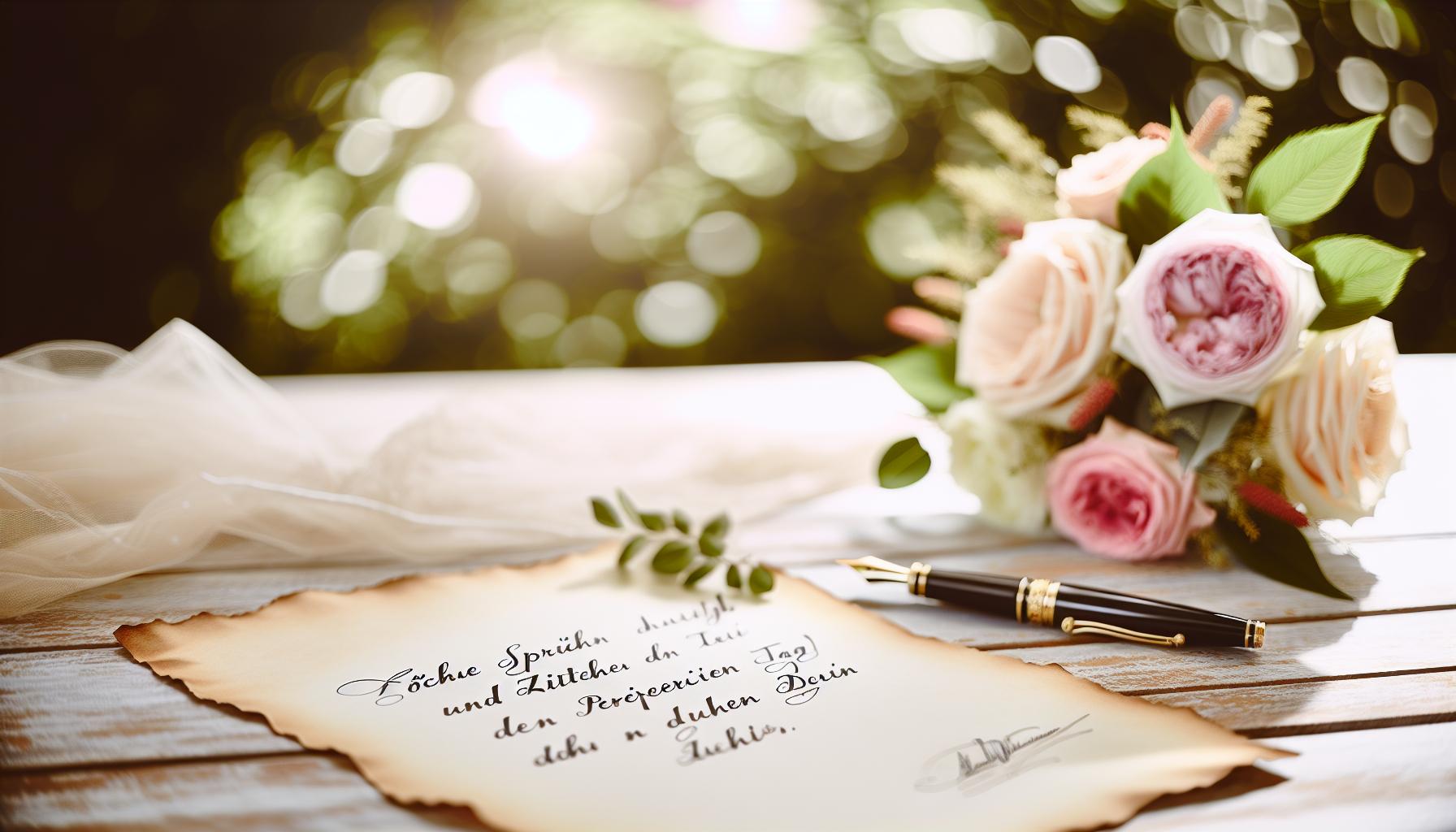 Schöne Sprüche und Zitate für den besonderen Tag