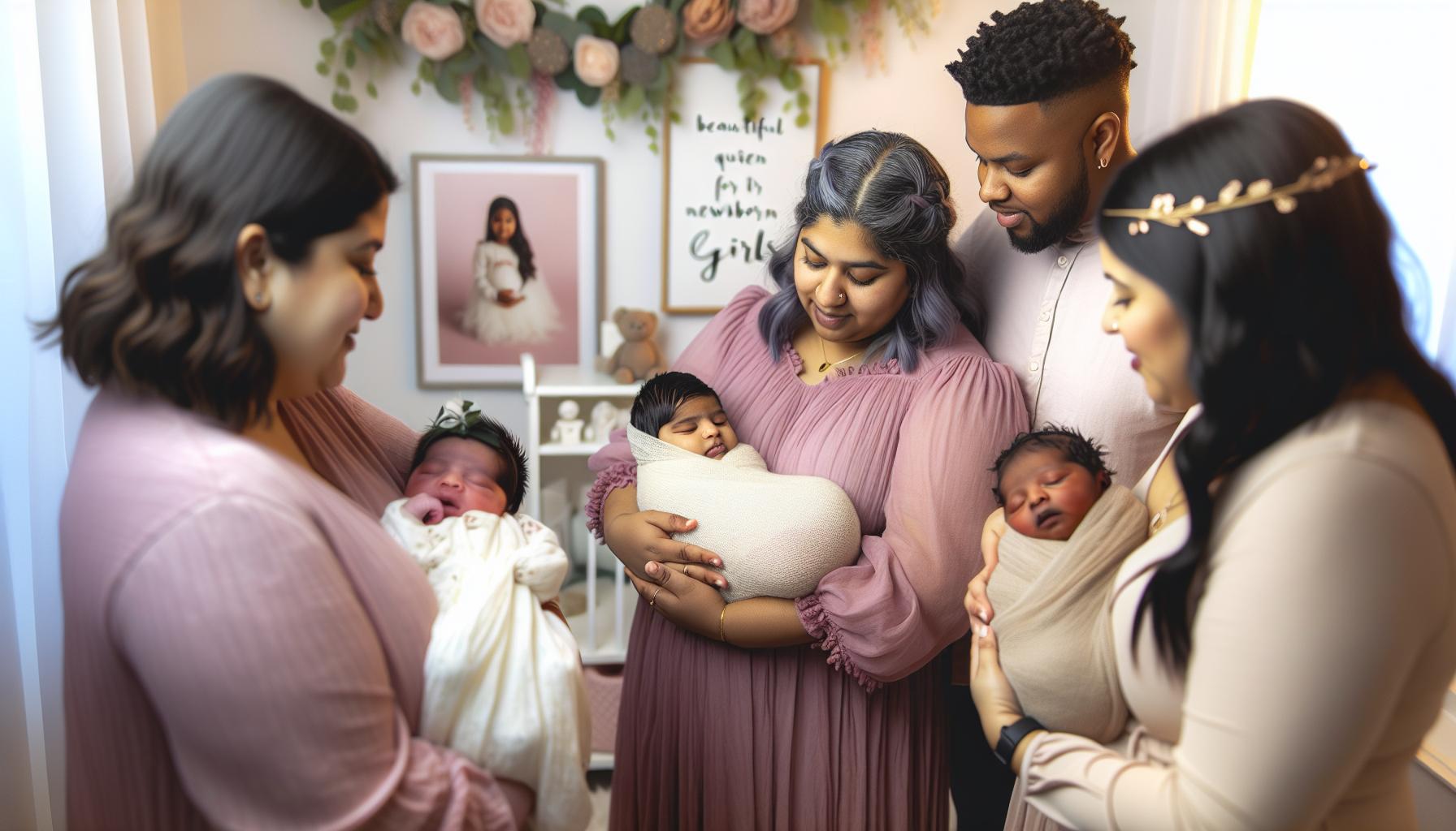 Schöne Sprüche und Zitate für neugeborene Mädchen