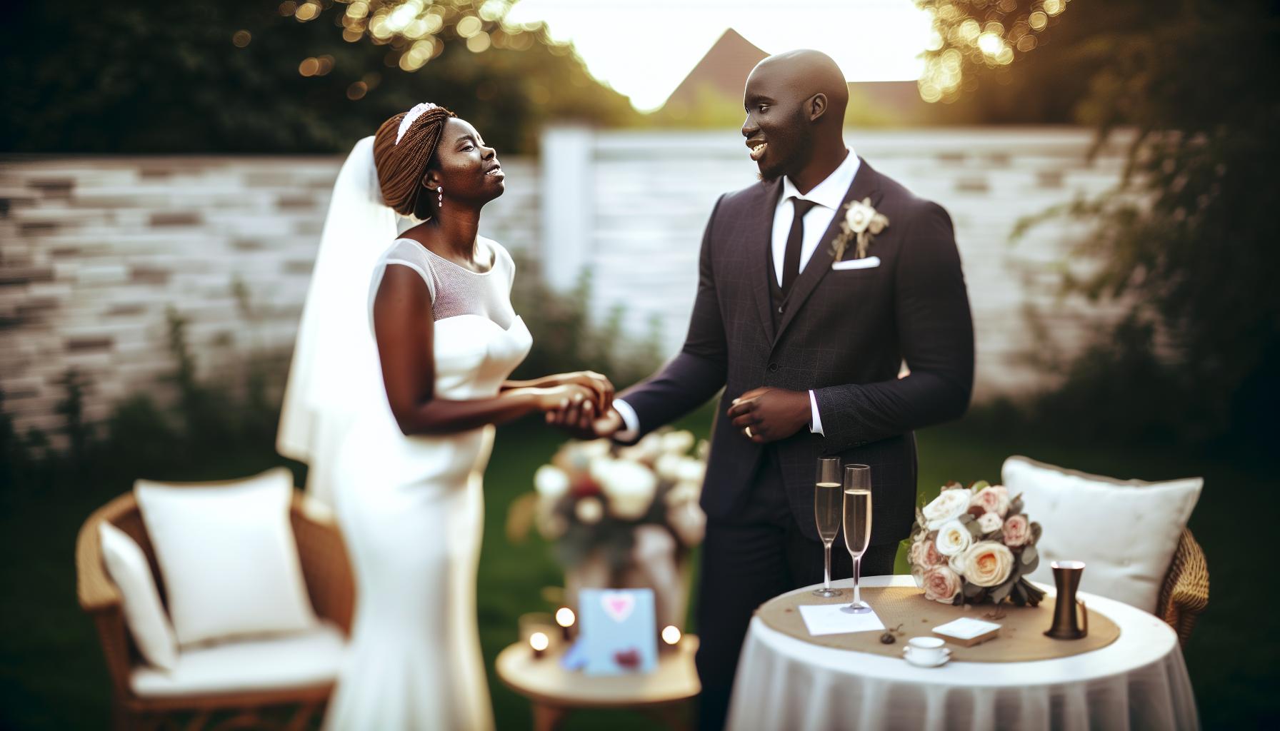 Herzliche Grüße für frisch verheiratete Paare