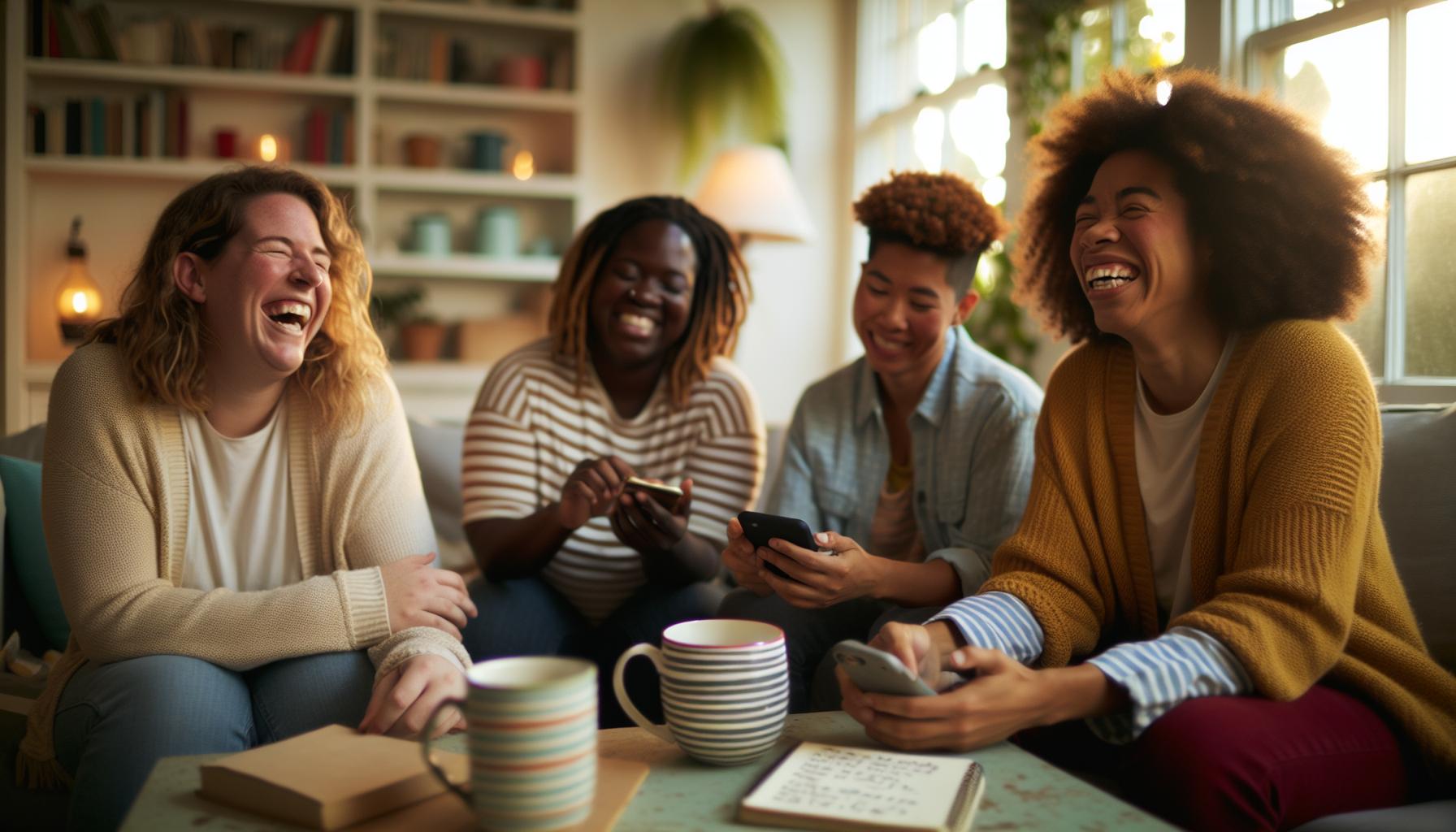 Herzliche, informelle Antworten für Freunde