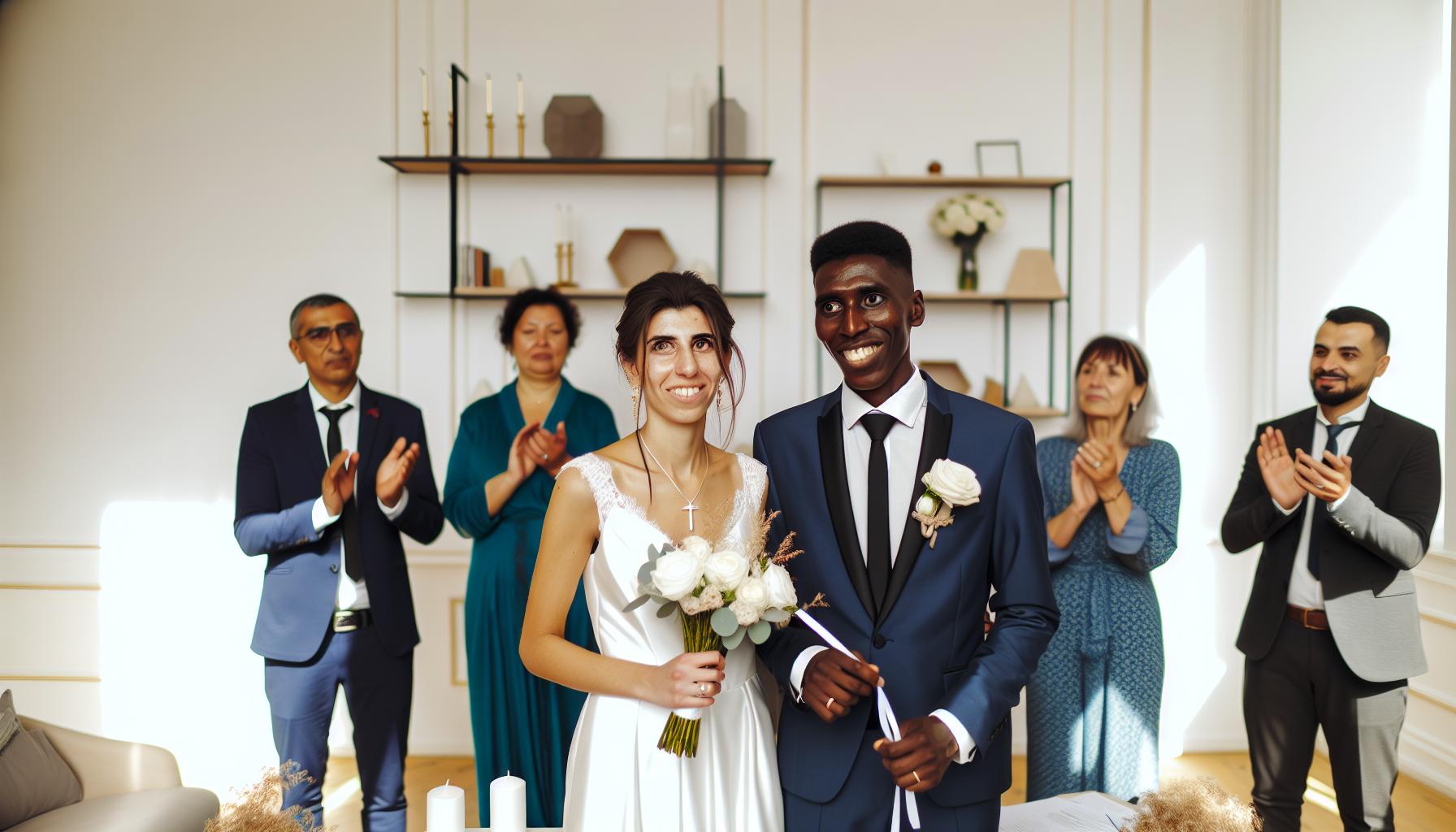 Traditionelle Glückwünsche zur standesamtlichen Hochzeit