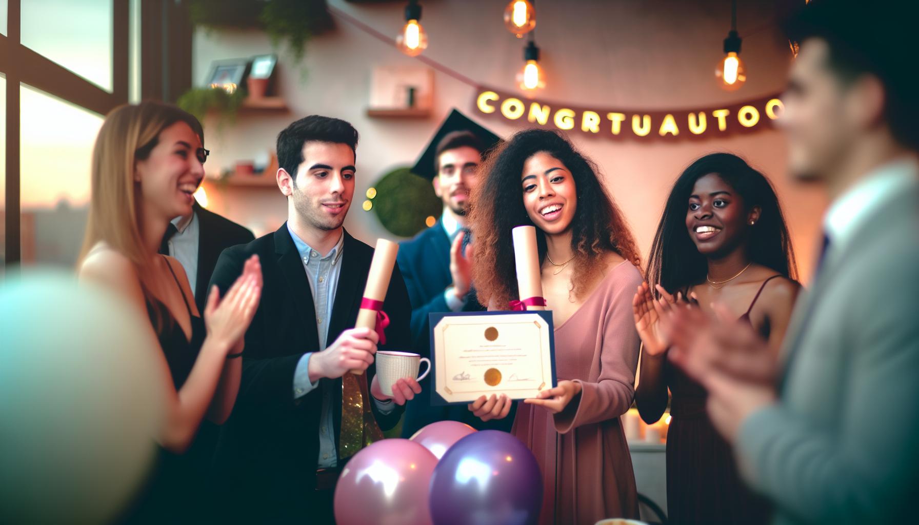 Herzliche Gratulation für den erfolgreichen Abschluss