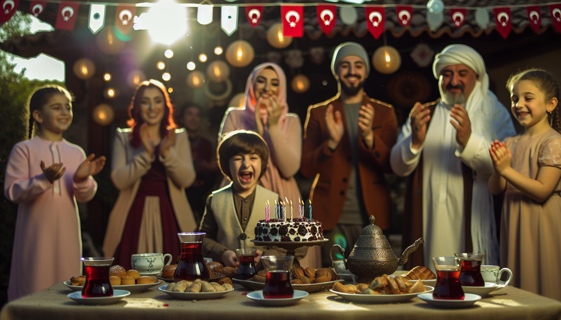 Traditionelle türkische Geburtstagsbräuche und Feiern