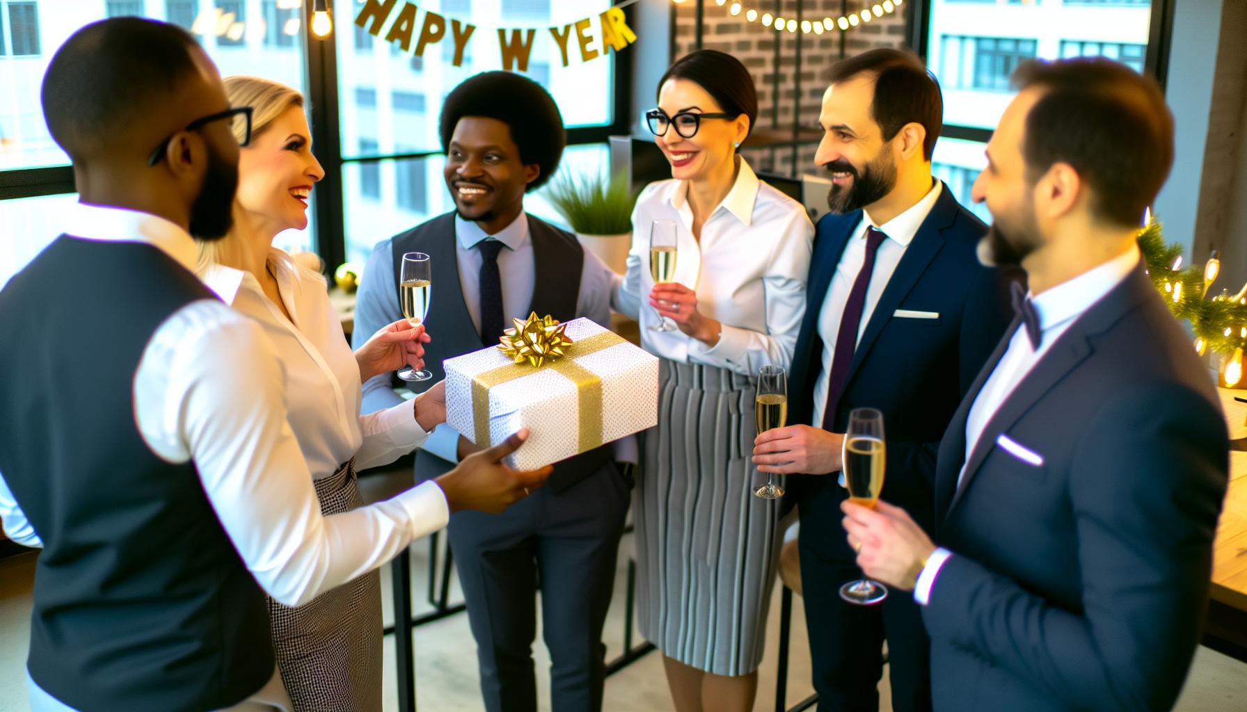 Neujahrswünsche für Kollegen und Geschäftspartner