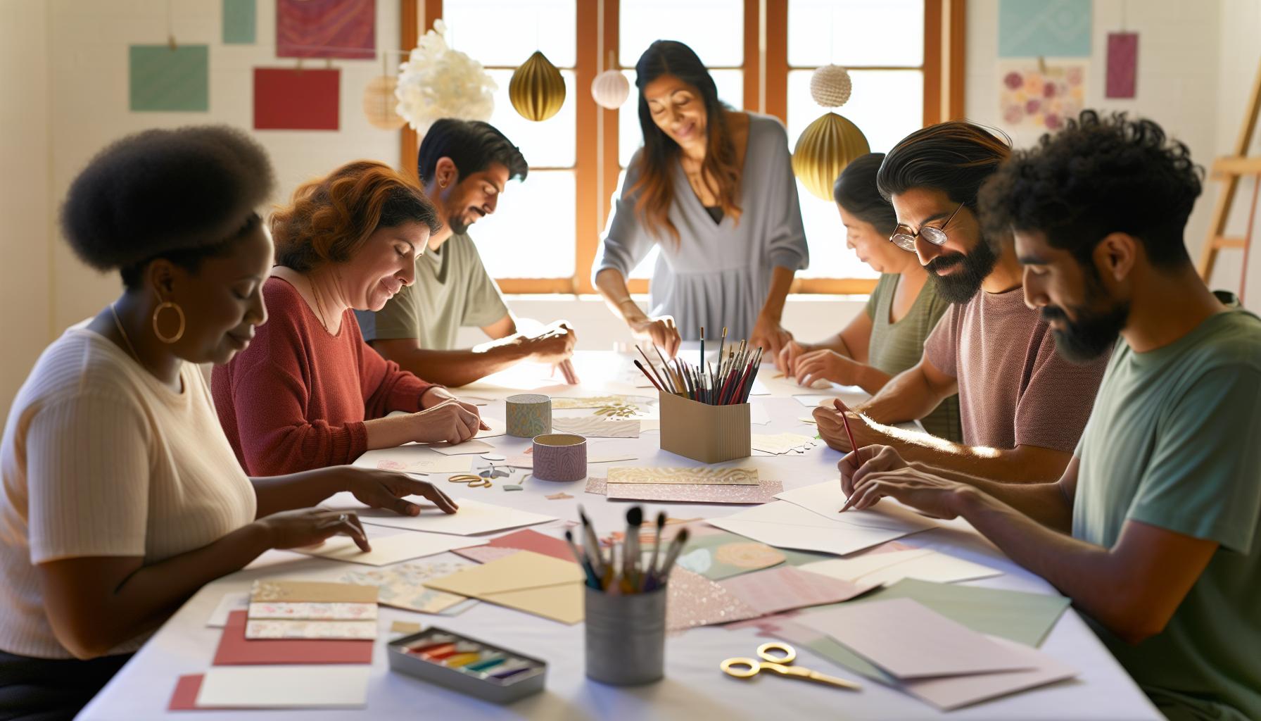 Visuelle Gestaltung von Glückwunschkarten