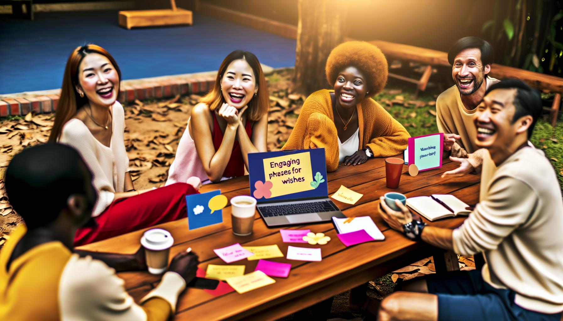 Eingängige Sprüche für Facebook-Wünsche