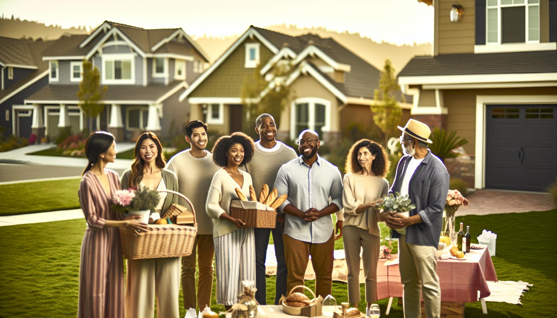 Die besten Wünsche für neue Nachbarn