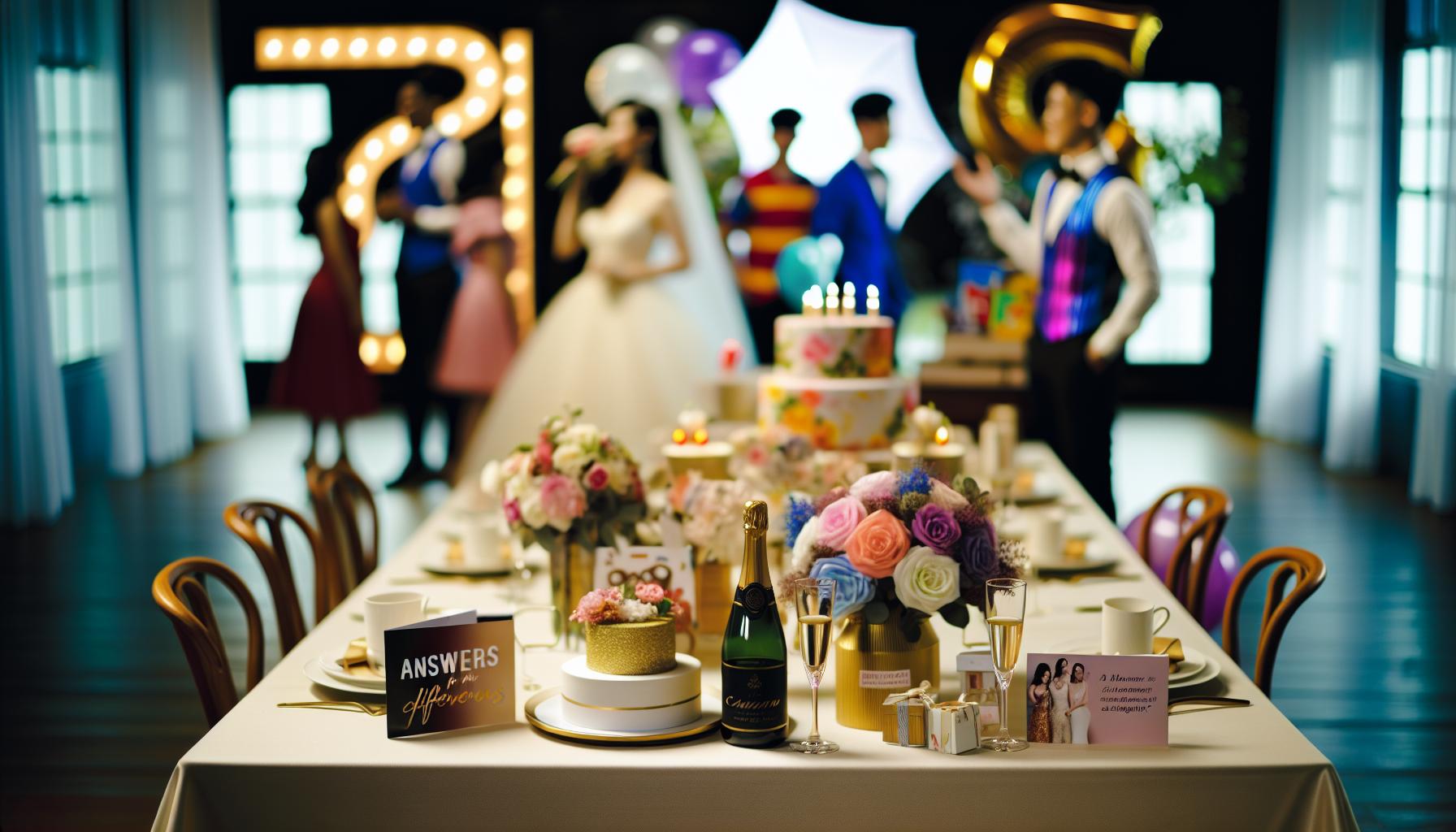 Antworten für verschiedene Anlässe: Hochzeiten, Geburtstage, und mehr