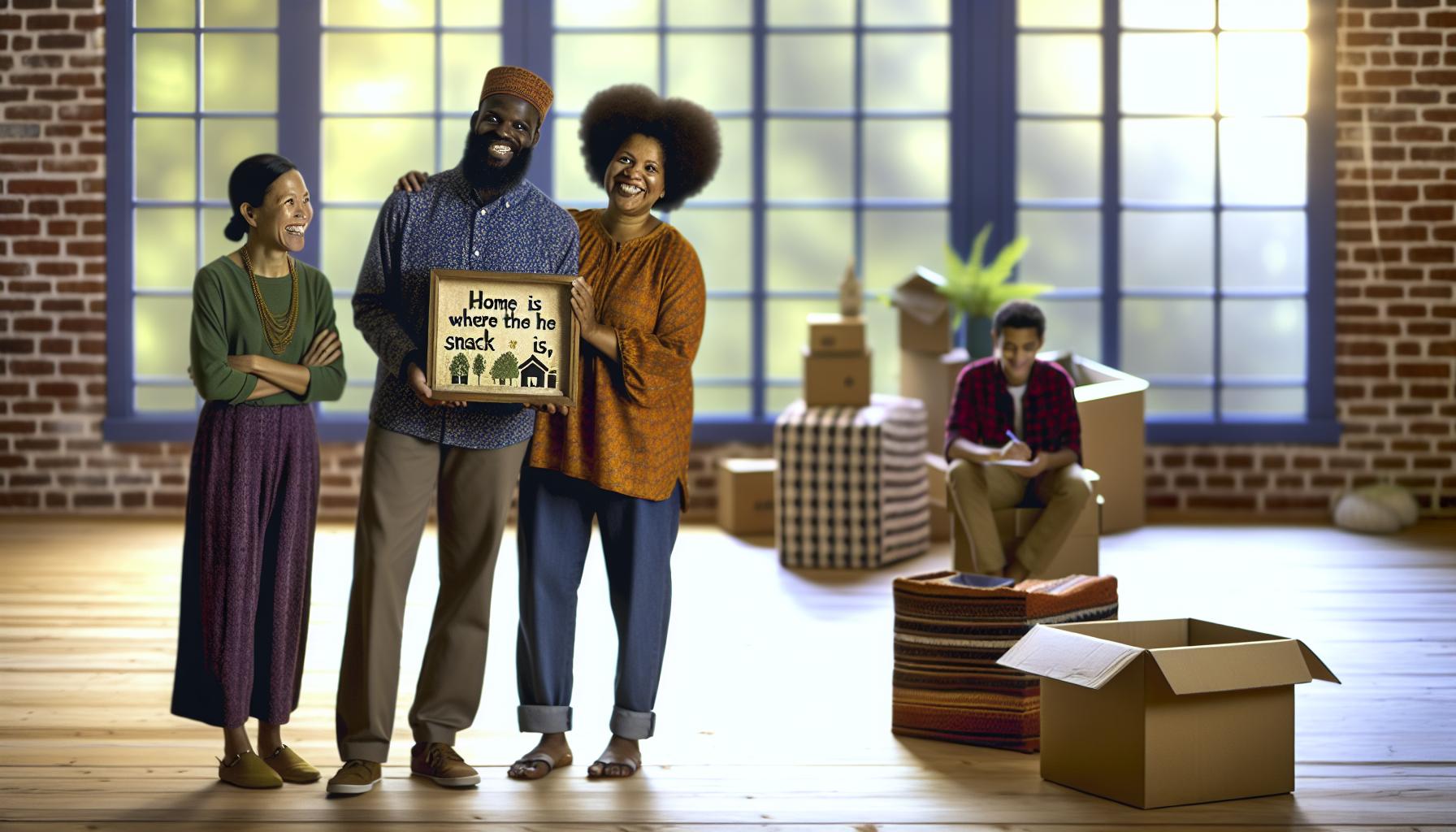 Witzige Einzugssprüche für die Familie