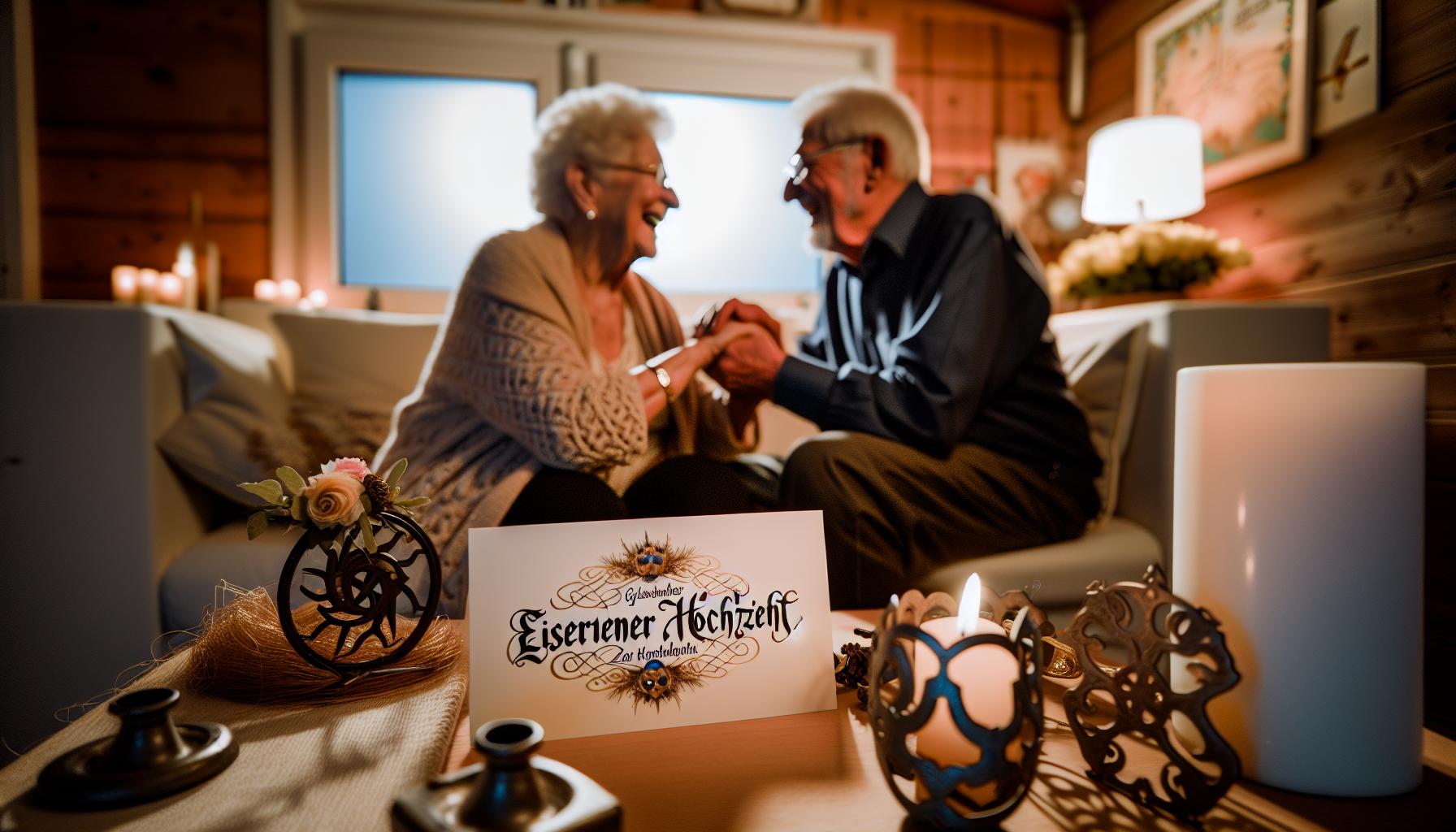 Glückwünsche zur Eiserner Hochzeit: Bedeutung und Brauch