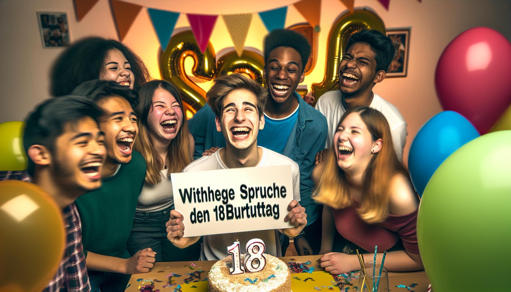 18 Geburtstags Glückwünsche: Perfekte Sprüche für Volljährige 1 Witzige Sprüche für den 18. Geburtstag