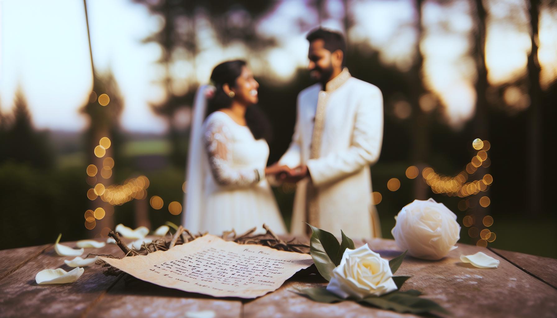 Worte, die Herzen berühren: Poetische Hochzeitssprüche