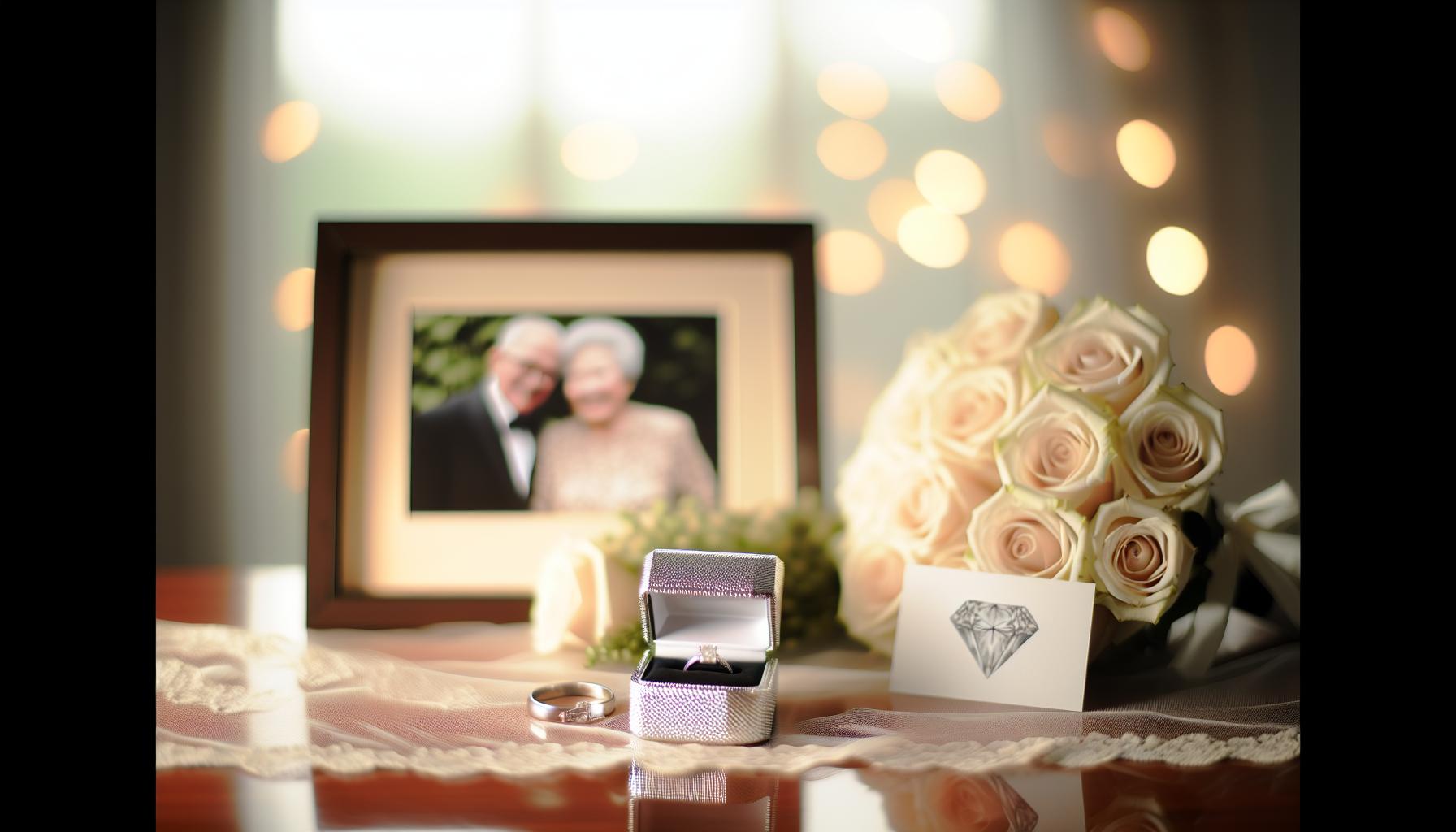 Geschenkideen für die diamantenen Hochzeitsfeierlichkeiten