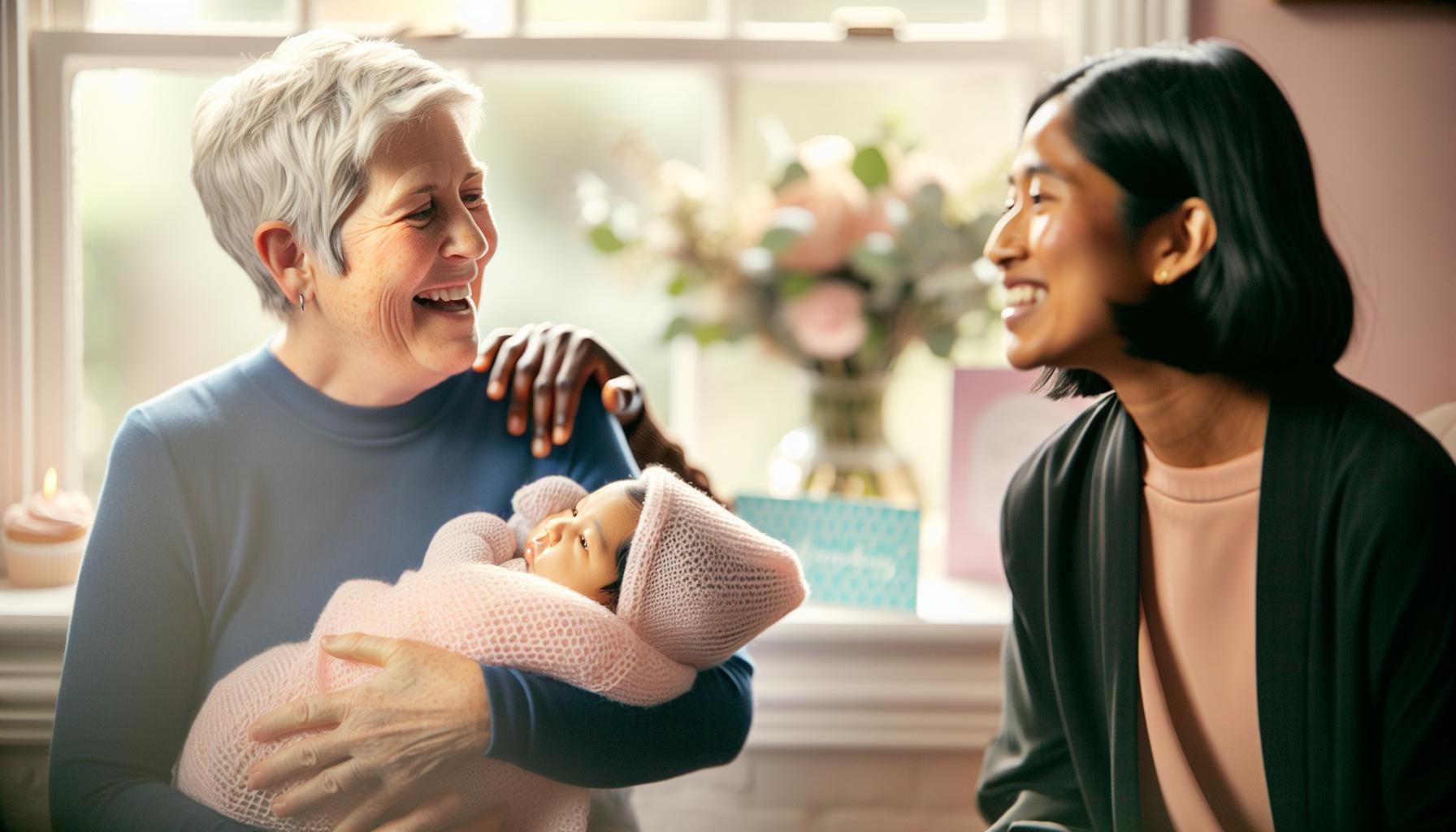 Herzliche Glückwünsche zur Geburt eines Enkels