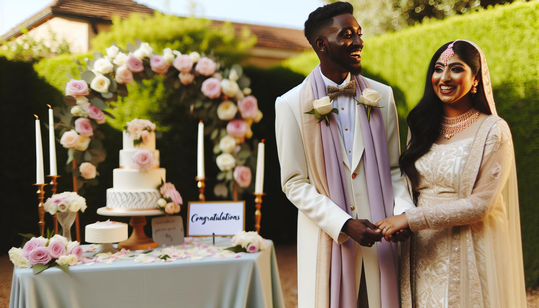 Besondere Glückwünsche für die Eheschließung