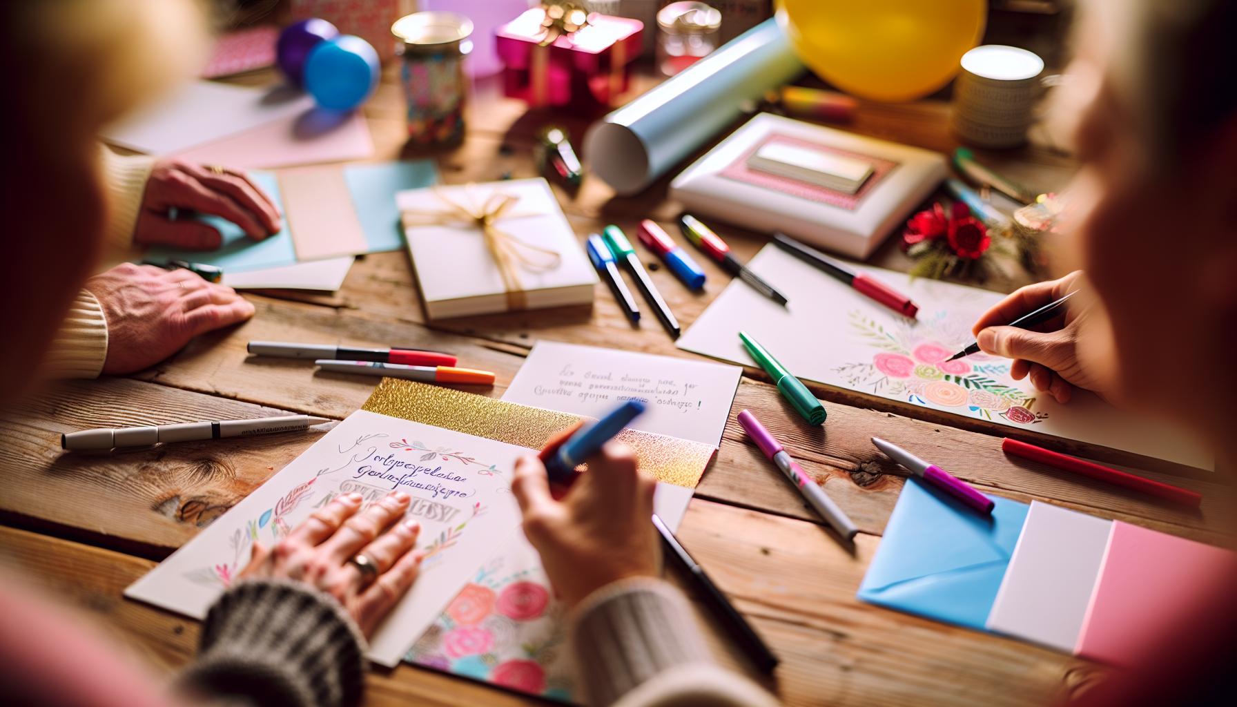 Kreative Ideen für persönliche Glückwünsche