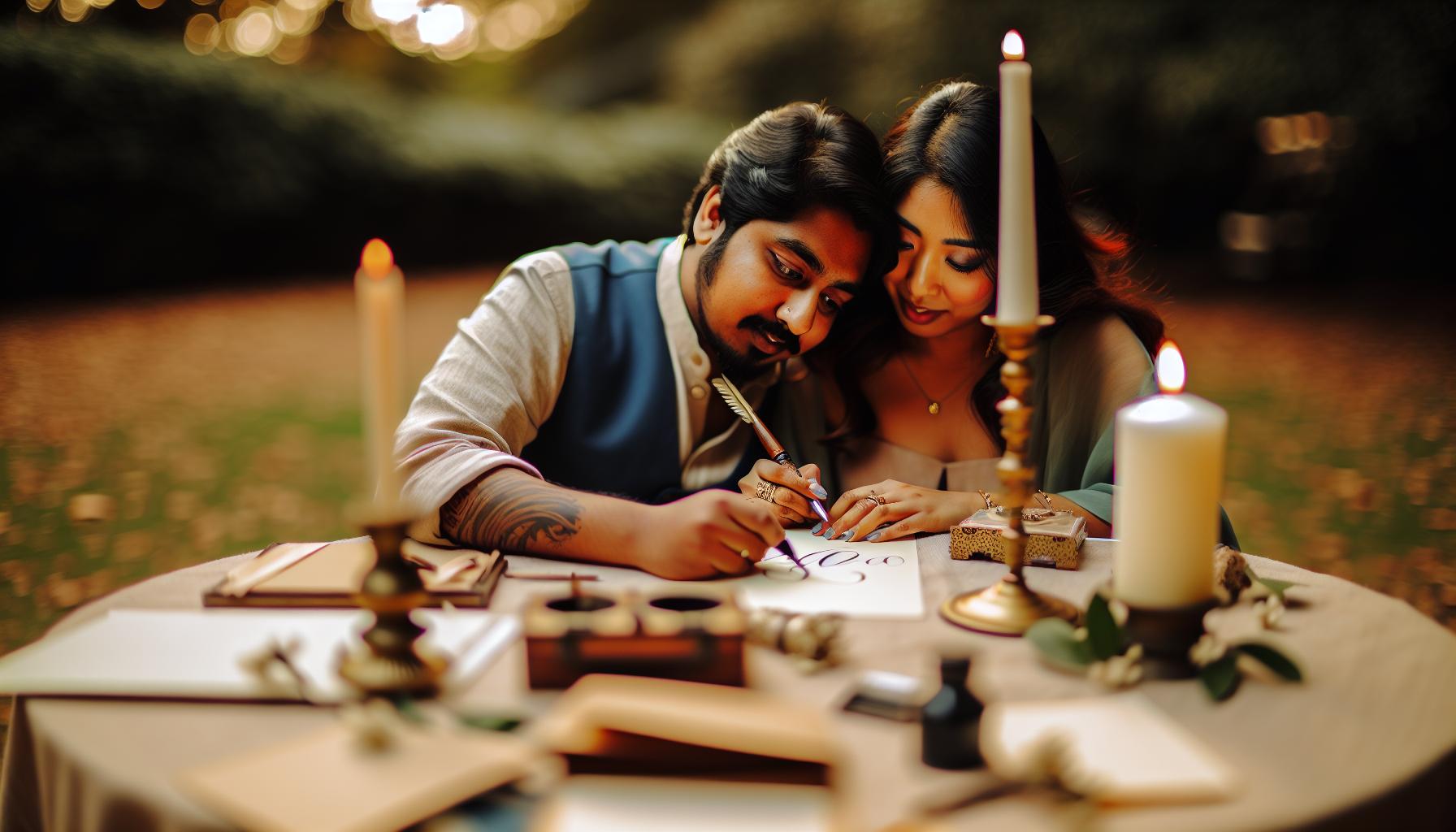 Kreative Sprüche für persönliche Hochzeitskarten