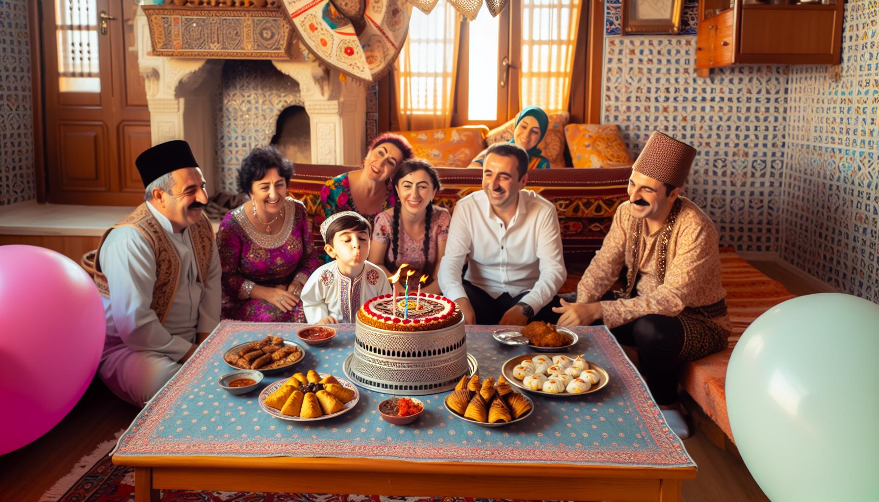 Traditionelle türkische Geburtstagsbräuche und Feierlichkeiten