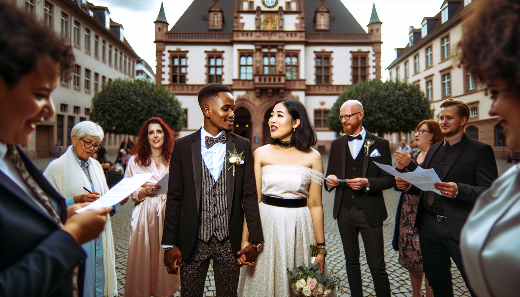 Emotionale Glückwünsche für das Standesamt