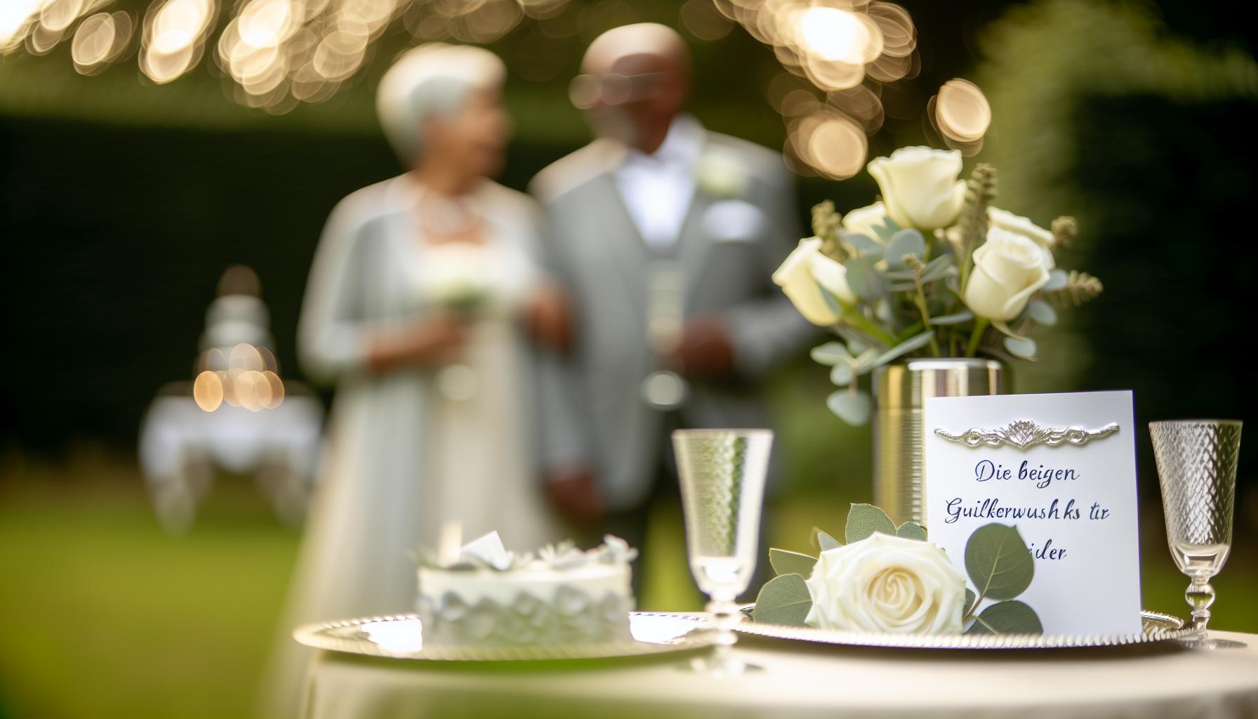 Die besten Glückwünsche für Silberhochzeit