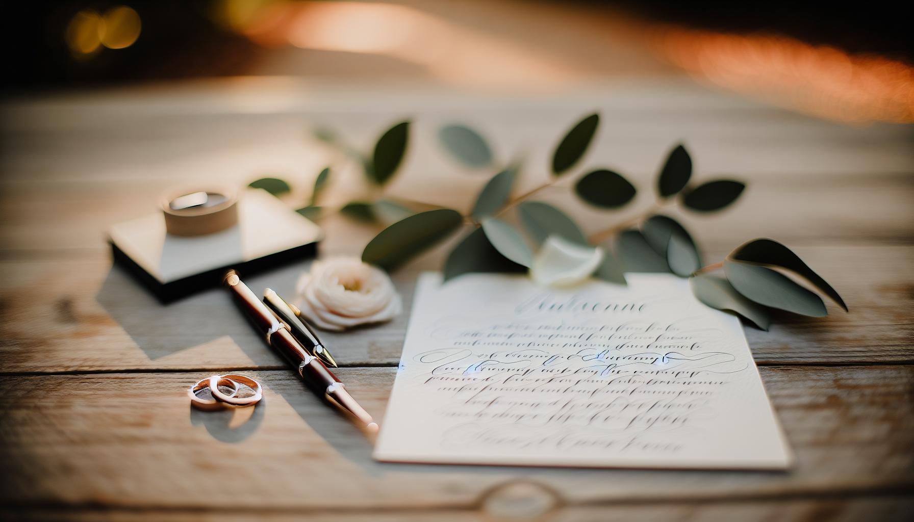 Kurze und prägnante Texte für Hochzeitskarten