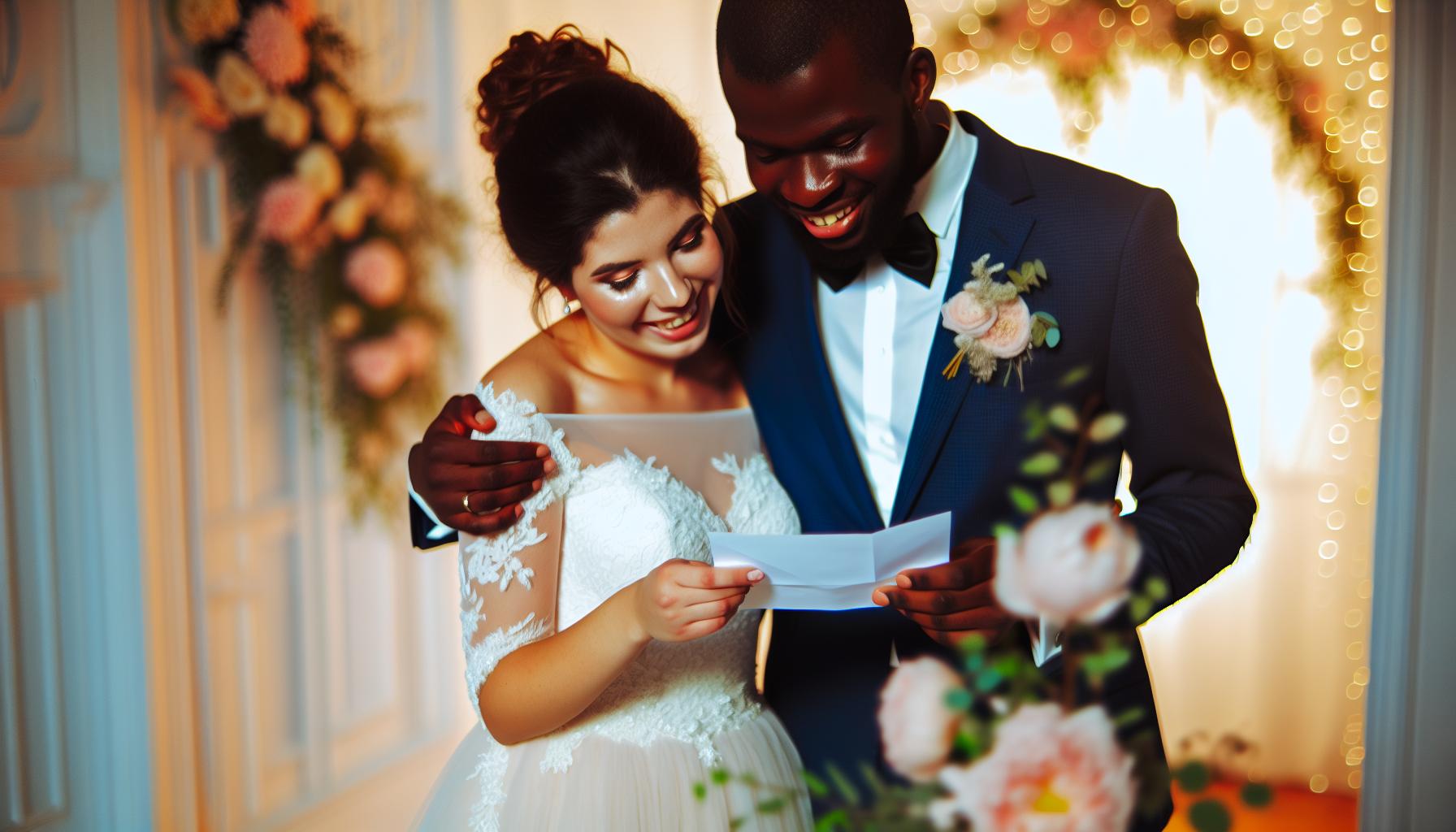 Hochzeitssprüche für Brautpaare: Romantische Botschaften