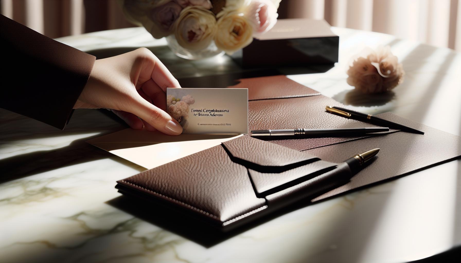 Glückwünsche Umzug privat: Persönliche Wünsche fürs neue Zuhause 3 Formelle Glückwünsche für Geschäftsadressen