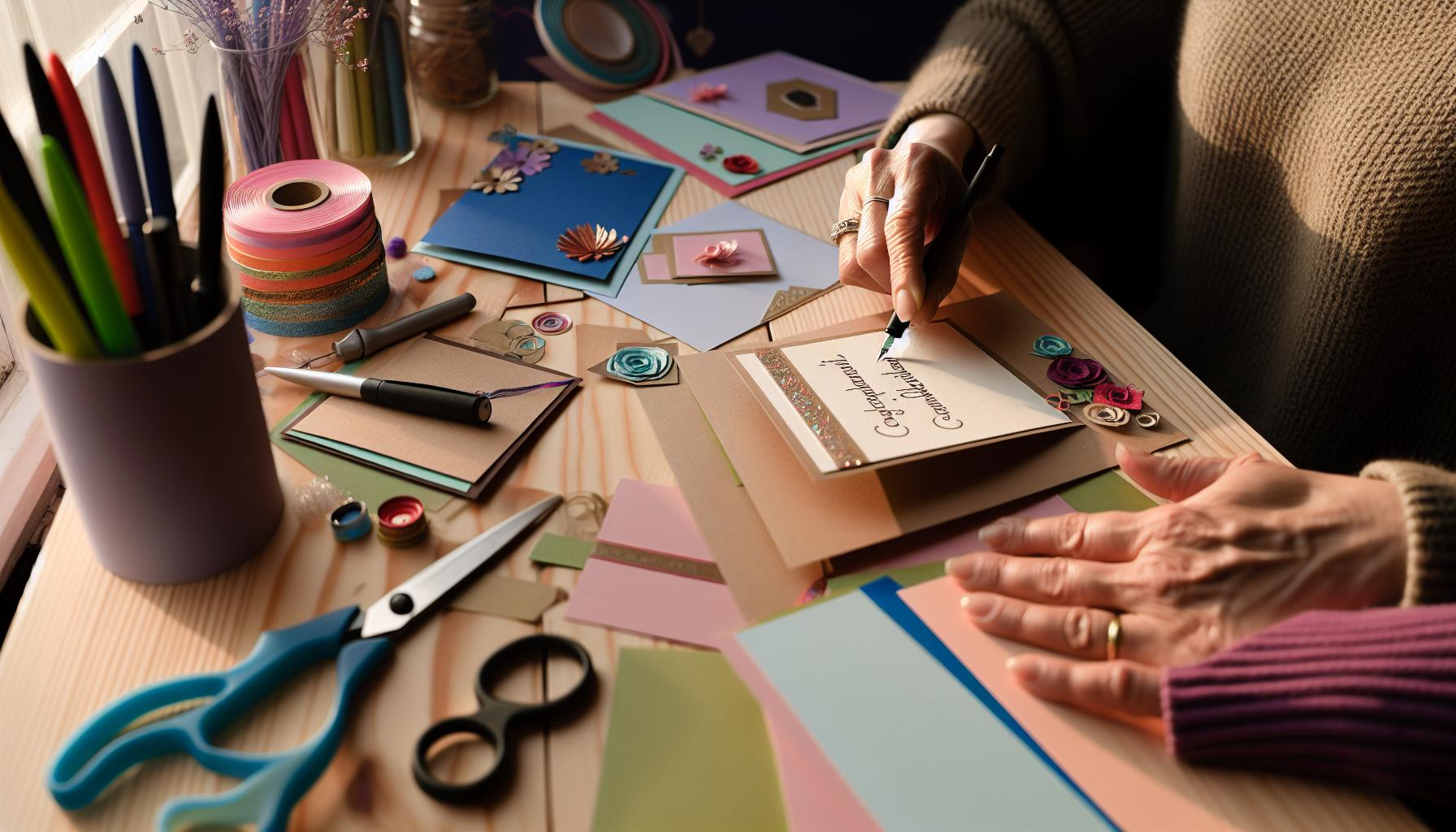 Kreative Ideen für persönliche Glückwunschkarten