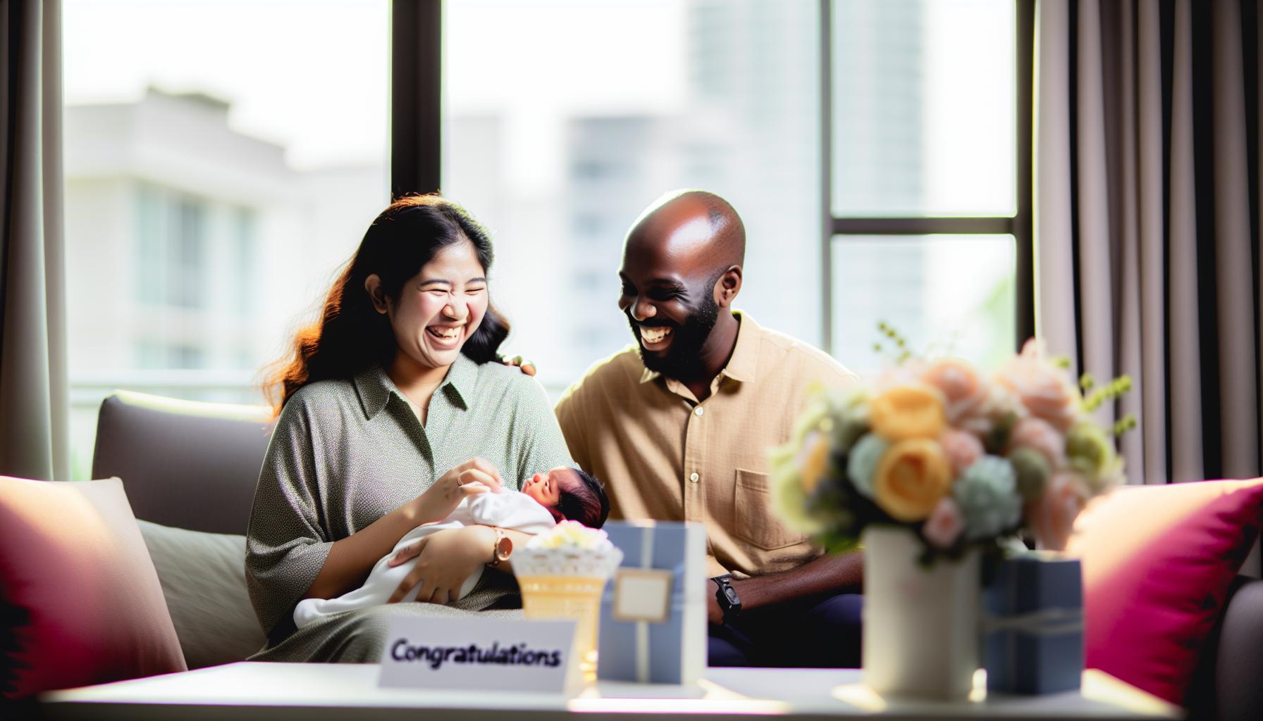 Emotionale Glückwünsche zur Geburt eines Kindes