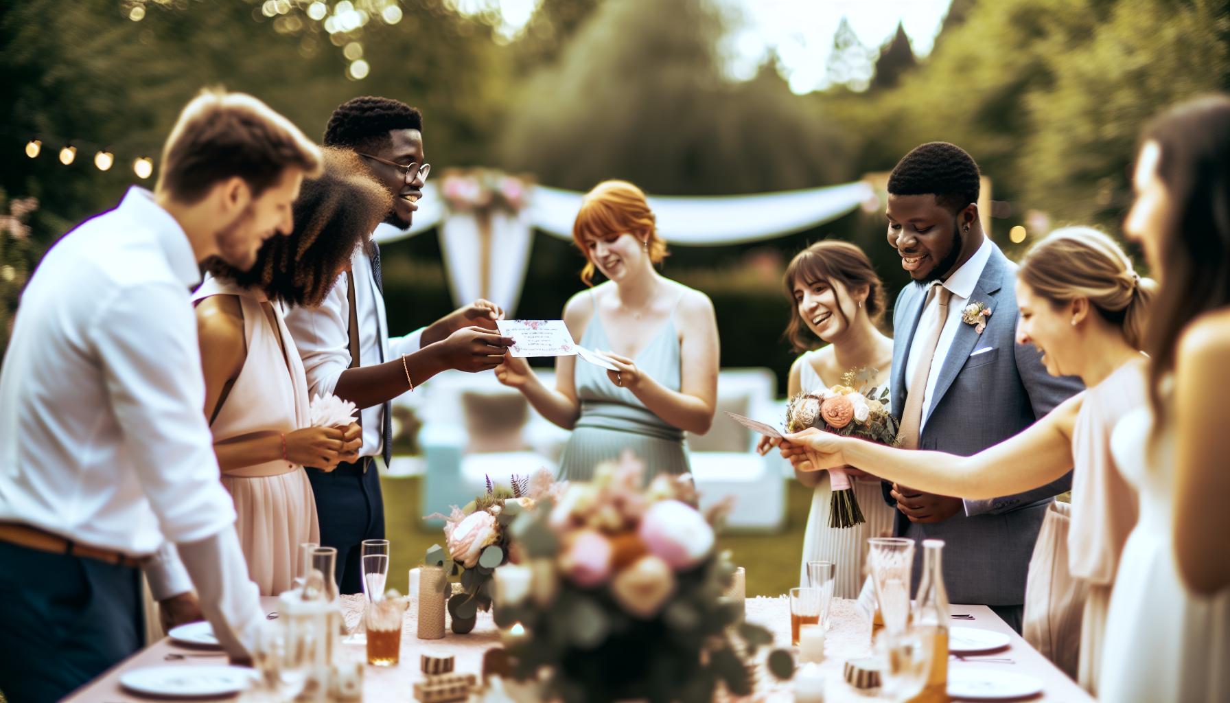 Herzliche Dankeswünsche für Hochzeit und Feiern