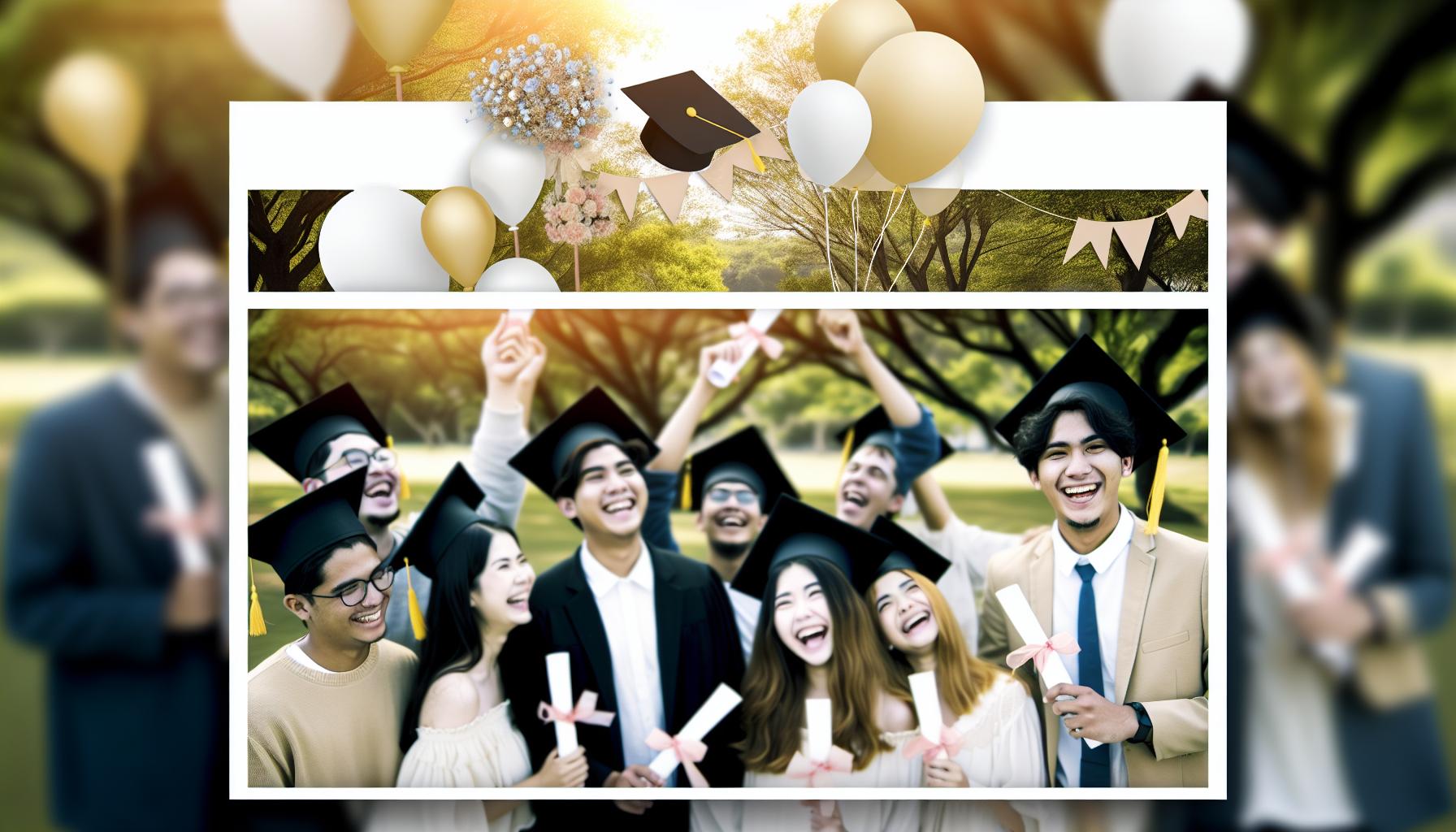 Einzigartige Grüße für Abschlüsse und Erfolge