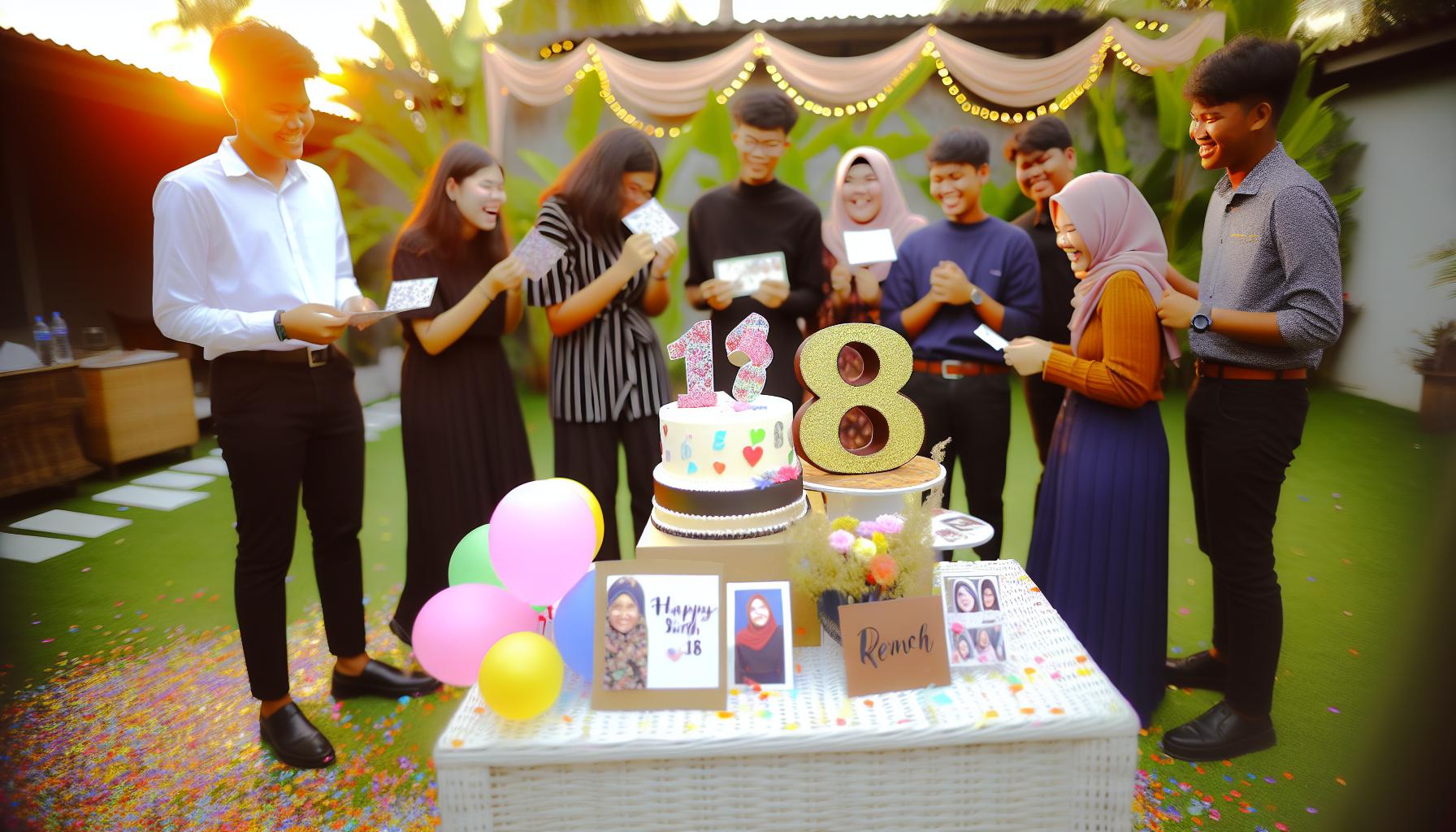 Verschiedene Arten von Glückwünschen zum 18. Geburtstag