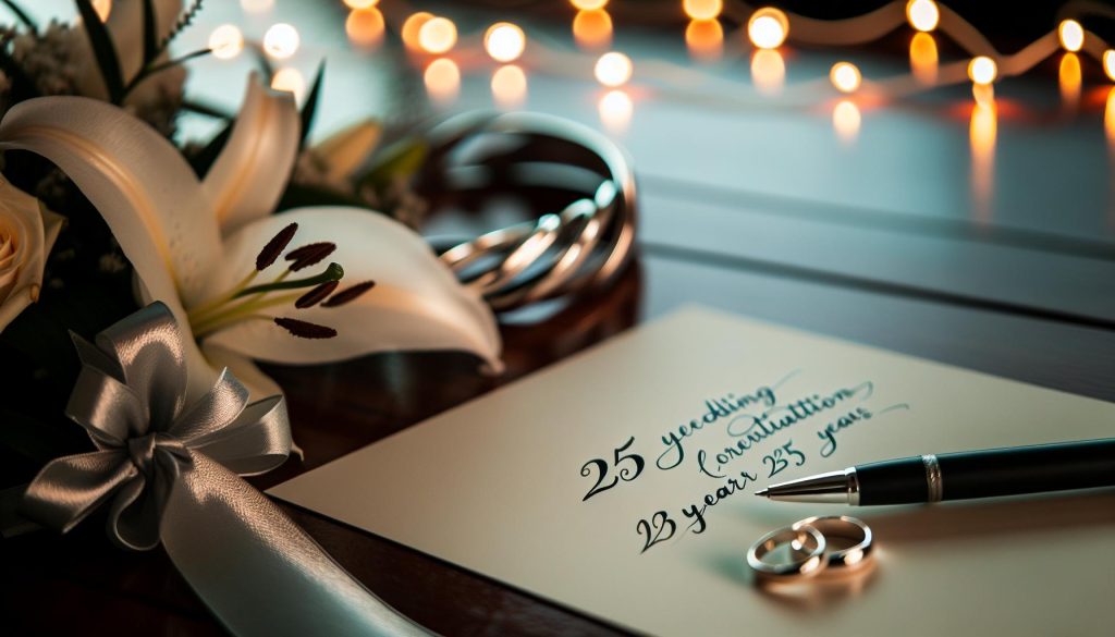 Silberhochzeit Glückwunsch: 25 bewegende Worte für 25 Jahre